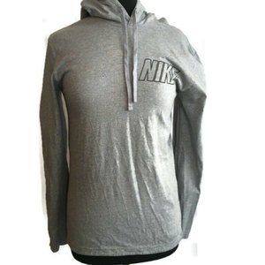 Nike Men’s Hoodie Gray Heathered Camouflage Long S